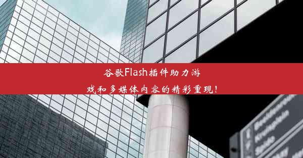 谷歌Flash插件助力游戏和多媒体内容的精彩重现！