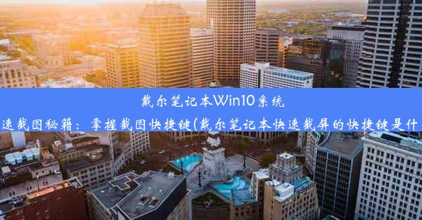 戴尔笔记本Win10系统快速截图秘籍：掌握截图快捷键(戴尔笔记本快速截屏的快捷键是什么)