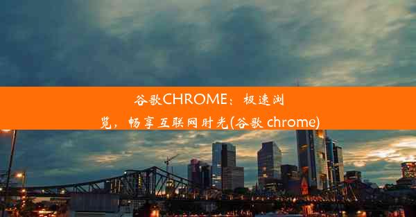 谷歌CHROME：极速浏览，畅享互联网时光(谷歌 chrome)