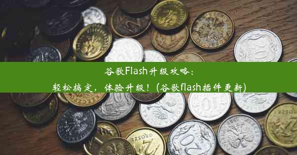 谷歌Flash升级攻略：轻松搞定，体验升级！(谷歌flash插件更新)