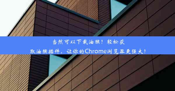 当然可以下载油猴！轻松获取油猴插件，让你的Chrome浏览器更强大！