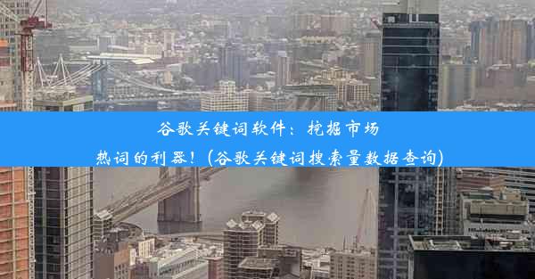 谷歌关键词软件：挖掘市场热词的利器！(谷歌关键词搜索量数据查询)