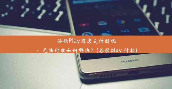 谷歌Play商店支付困扰：无法付款如何解决？(谷歌play 付款)