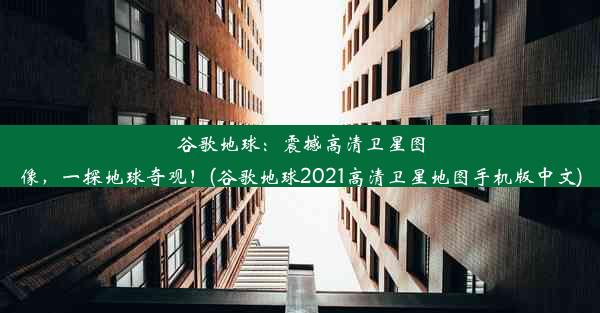 谷歌地球：震撼高清卫星图像，一探地球奇观！(谷歌地球2021高清卫星地图手机版中文)