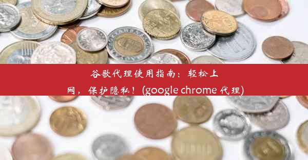 谷歌代理使用指南：轻松上网，保护隐私！(google chrome 代理)