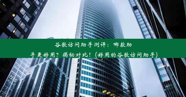 谷歌访问助手测评：哪款助手更好用？揭秘对比！(好用的谷歌访问助手)