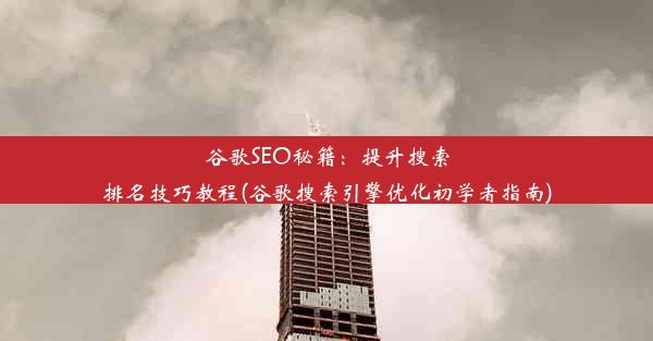 谷歌SEO秘籍：提升搜索排名技巧教程(谷歌搜索引擎优化初学者指南)