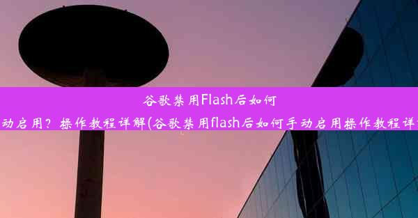 谷歌禁用Flash后如何手动启用？操作教程详解(谷歌禁用flash后如何手动启用操作教程详解)