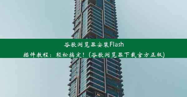 谷歌浏览器安装Flash插件教程：轻松搞定！(谷歌浏览器下载官方正版)