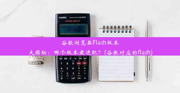 谷歌浏览器Flash版本大揭秘：哪个版本最适配？(谷歌对应的flash)