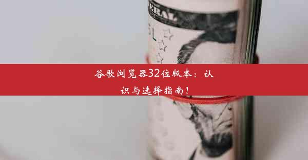 谷歌浏览器32位版本：认识与选择指南！