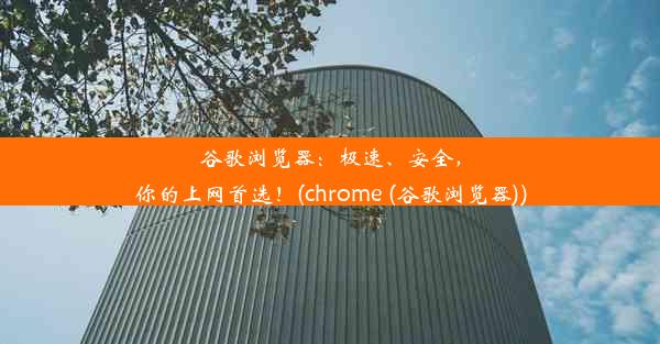 谷歌浏览器：极速、安全，你的上网首选！(chrome (谷歌浏览器))