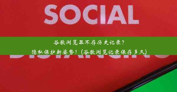 谷歌浏览器不存历史记录？隐私保护新姿势！(谷歌浏览记录保存多久)