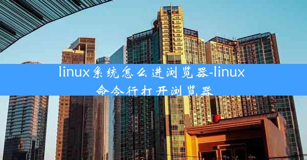 linux系统怎么进浏览器-linux 命令行打开浏览器