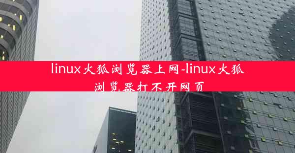 linux火狐浏览器上网-linux火狐浏览器打不开网页