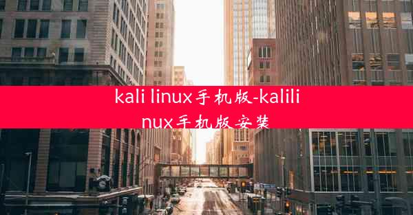 kali linux手机版-kalilinux手机版安装