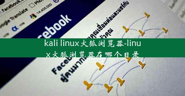 kali linux火狐浏览器-linux火狐浏览器在哪个目录