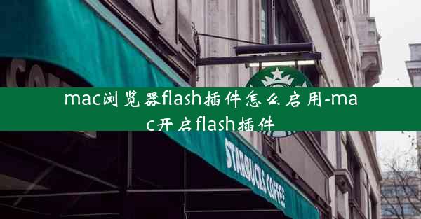 mac浏览器flash插件怎么启用-mac开启flash插件