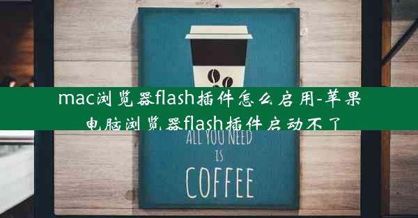 mac浏览器flash插件怎么启用-苹果电脑浏览器flash插件启动不了