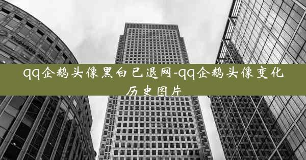 qq企鹅头像黑白已退网-qq企鹅头像变化历史图片